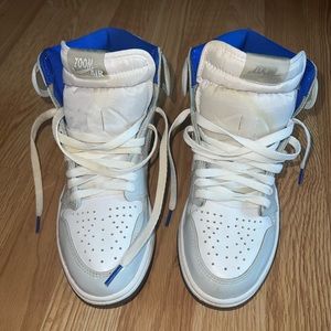 Air Jordan 1 High Zoom White Racer Blue
